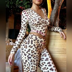Leopard Print Viral Tracksuit From Tik Tok